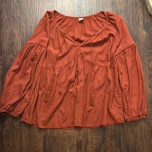 Burnt orange top